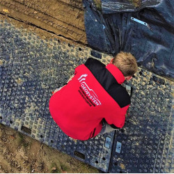 Płyta drogowa, mata techniczna