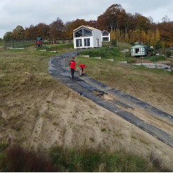 Płyta drogowa, mata techniczna